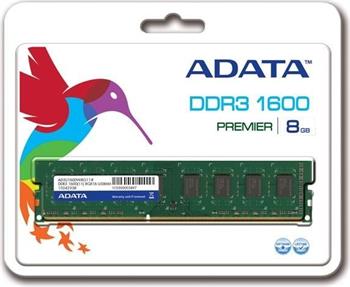ADATA DDR3 8GB 1600MHz CL11, retail
