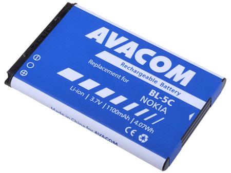 AVACOM baterie - Nokia 6230, N70, Li-Ion 3,7V 1100mAh (náhrada za BL-5C)