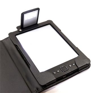 C-TECH PROTECT AKC-03, černé pouzdro pro Amazon Kindle 4/5 s lampičkou