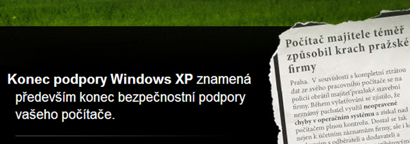 Konec podpory Windows XP
