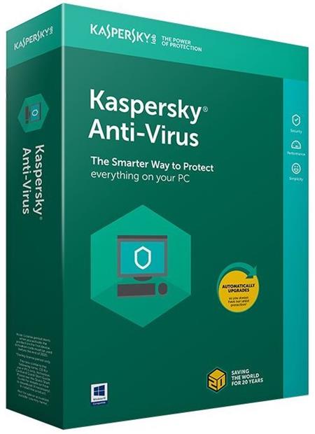 Kaspersky Anti-Virus CZ, 2PC, 2 roky, obnova
