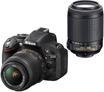 Nikon D5200 +18-55 AF-S + 55-200 AF-S VR DX VR