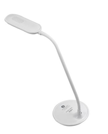 Solight LED stolní lampička dotyková, 5W, 3 stupně jasu, 4100K, bílá barva
