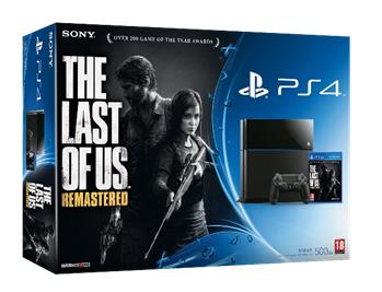Sony PS4 Playstation 4, 500GB + The Last of Us Remastered