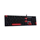 A4tech Bloody S510R podsvícená mechanická herní klávesnice, Red Switch, USB, CZ, černá