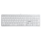 A4tech FX50, kancelářská klávesnice, CZ, bílá