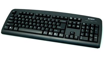 A4tech KB-720 Black - klávesnice, PS2, CZ, černá