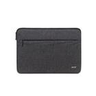Acer protective sleeve dual tone dark gray with front pocket for 14"