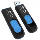 Adata DashDrive Series UV128 64GB USB 3.0 flashdisk, výsuvný, černý+modrá