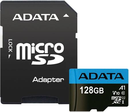 ADATA MicroSDXC 128GB UHS-I 100 25MB s + adaptér