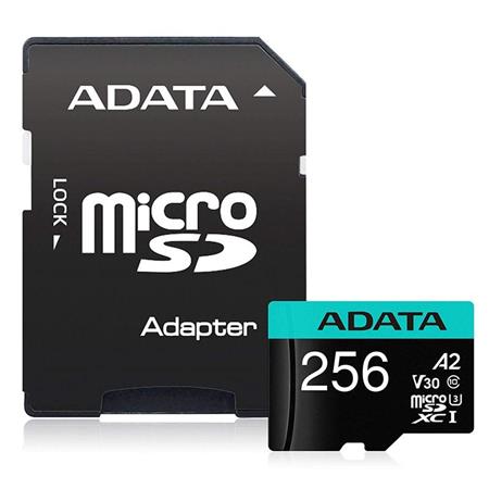 ADATA MicroSDXC 256GB U3 V30S až 95MB s + adaptér