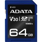 ADATA SDXC 64GB UHS-I U3 V30S 95 60MB s