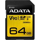 ADATA SDXC 64GB UHS-II U3 (290 260MB)