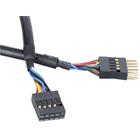 Akasa USB kabel - 40 cm - prodlužovací interní