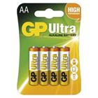 Alkalická baterie GP Ultra LR6 (AA), blistr 4ks