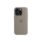 Apple iPhone 15 Pro Silicone Case s MagSafe, jílově šedý