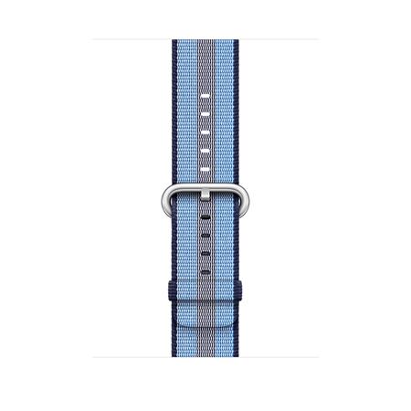 Apple Watch 42mm Midnight Blue Stripe Woven Nylon