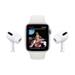 Apple Watch Nike SE GPS + Cellular, 40mm Silver Aluminium Case with Pure Platinum/Black Nike Sport Band - Regular