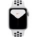 Apple Watch Nike Series 5 GPS, 40mm Silver Aluminium Case with Pure Platinum/Black Nike Sport Band