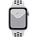 Apple Watch Nike Series 5 GPS, 44mm Silver Aluminium Case with Pure Platinum/Black Nike Sport Band - S/M & M/L
