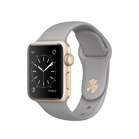 Apple Watch Series 1, 38mm Gold Aluminium Case with Concrete Sport Band