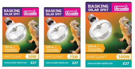 Arcadia Basking Solar Spot výhřevná žárovka do terária 50W