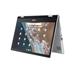 Asus Chromebook CX1 Celeron N5100 8GB 128GB eMMC 14'' FHD IPS Touch 2Y PUR Chrome EDU stříbná