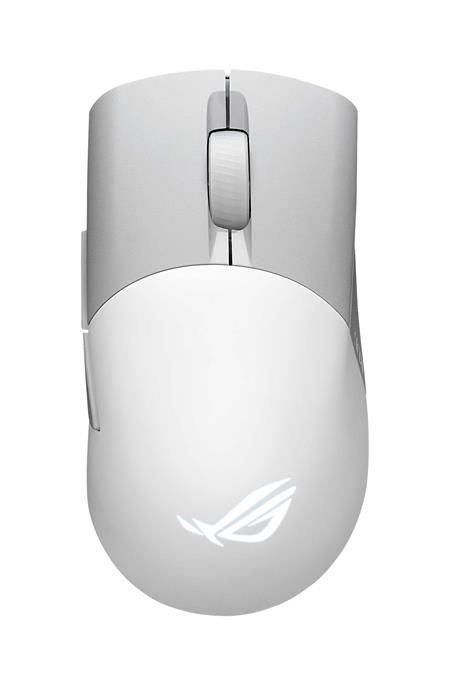 Asus ROG KERIS WIRELESS AIMPOINT WHITE (P709), RGB, Bluetooth, bílá