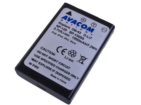 AVACOM baterie - Fujifilm NP-120, Pentax D-L17, Ricoh DB-43 Li-Ion 3.7V 1950mAh 7.2Wh
