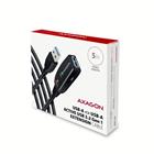 Axagon ADR-305, USB 3.2 Gen 1 A-M -> A-F aktivní prodlužovací / repeater kabel, 5m