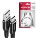 Axagon BUCM-AM15AB, HQ kabel USB-C <-> USB-A, 1.5m