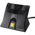 Axagon CRE-SM4N, USB-A StandReader čtečka kontaktních karet Smart card (eObčanka), kabel 1.3m
