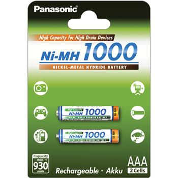 Baterie Panasonic AAA 1000mAh 2ks
