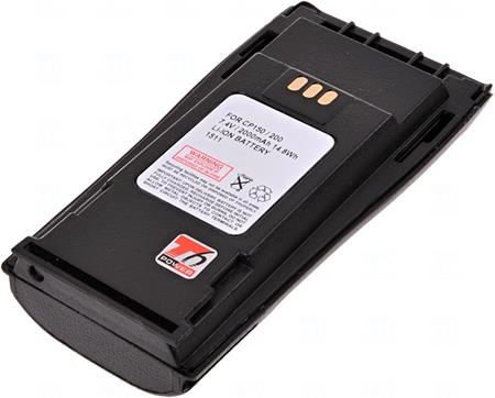 Baterie T6 power Motorola CP040, CP150, CP250, Li-ion, 2000mAh, černá