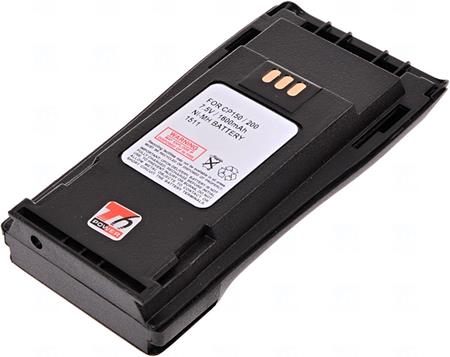 Baterie T6 power Motorola CP040, CP150, CP250, Ni-MH, 1600mAh, černá