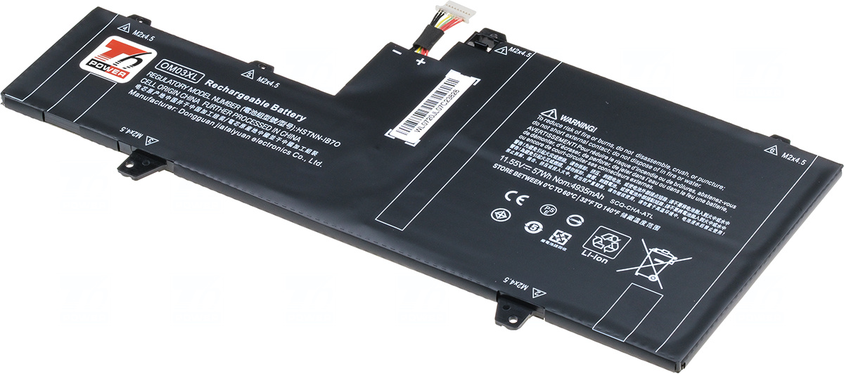 Baterie T6 power OM03XL, 863280-855, OM03057XL, HSTNN-I04C, HSTNN-IB70, 863167-1B1, type 1