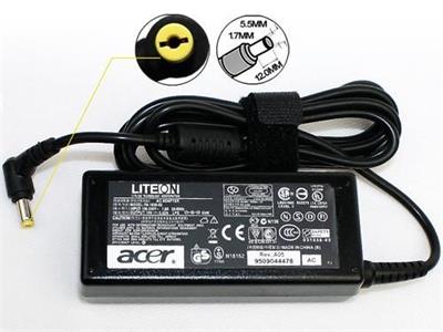 BAZAR - Acer Adapter 19V, 3,42A, 65W - konektor žlutý 1,7x5,5 pro NB Acer, bez napájecí šňůry