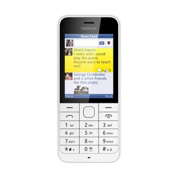 Bazar - Nokia 220 Dual SIM White - mobilní telefon, 2.4", 320x240, slot na microSD karty, bílý