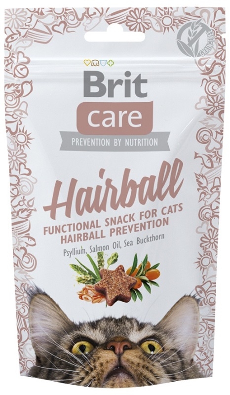 Brit Care Cat Snack Hairball 50g; 89596