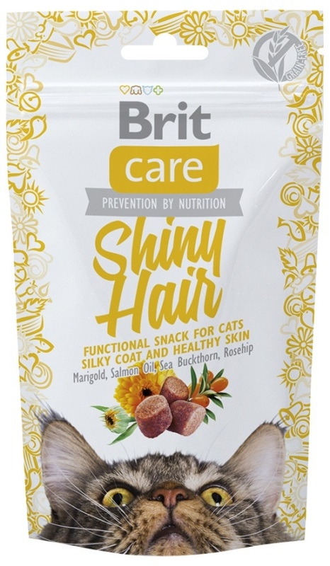 Brit Care Cat Snack Shiny Hair 50g; 89595