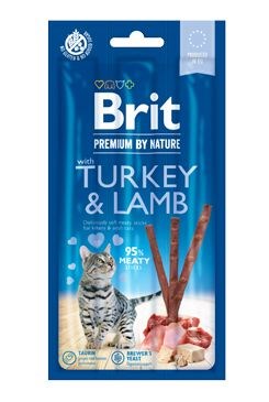 Brit Premium Cat by Nature Sticks Turkey&Lamb(3pcs); 110644