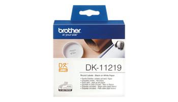 Brother DK 11219 (papírové / kulaté, průměr 12 mm - 1200 ks)