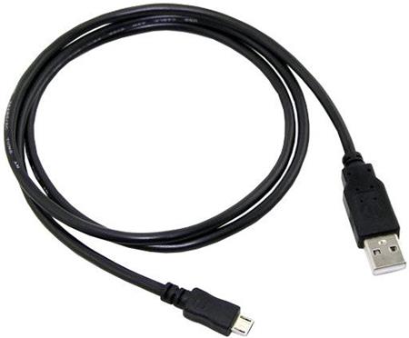 C-TECH USB 2.0 AM/Micro, 0,5m, černý