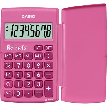 CASIO LC 401 LV PK pink kalkulačka