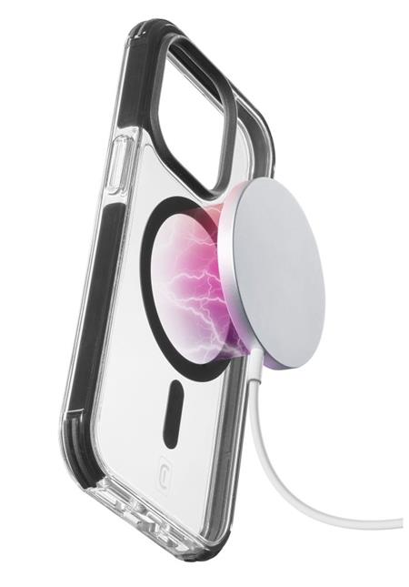 Cellularline Ochranný kryt Tetra Force Strong Guard Mag s podporou Magsafe pro Apple iPhone 15, transparentní