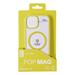 Cellularline Zadní kryt Pop Mag s podporou Magsafe pro Apple iPhone 15, čirý / limetkový