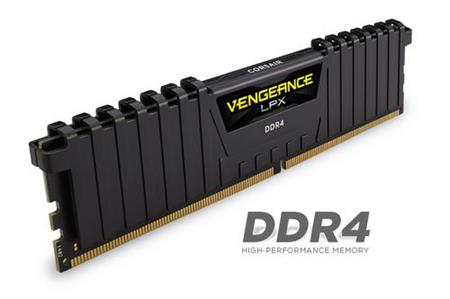 Corsair 2x8GB DDR4 3000MHz VENGEANCE LPX BLACK PC4-24000 1.35V CL16-20-20-38 XMP2.0 (16GB=kit 2ks 8GB s chladičem