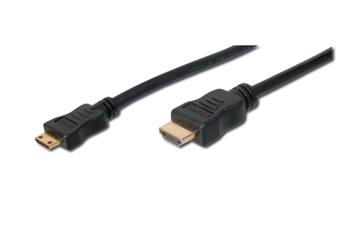 Crono kabel propojovací HDMI- micro HDMI v1.4 - audio/video, ethernet, 2x samec, pozlacený, 1,8 m
