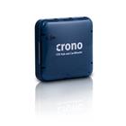 Crono USB hub + čtečka karet, modrá