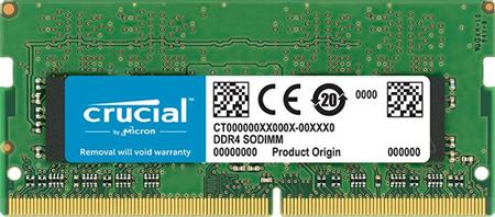 CRUCIAL 8GB DDR4 SO-DIMM 2666MHz CL19 1.2V Single Ranked x8